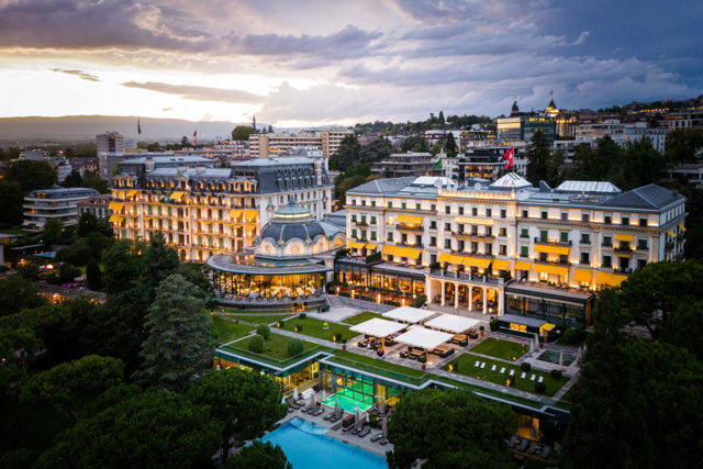 Beau-Rivage Palace Hotel, Ouchy, Lausanne, Lake Geneva